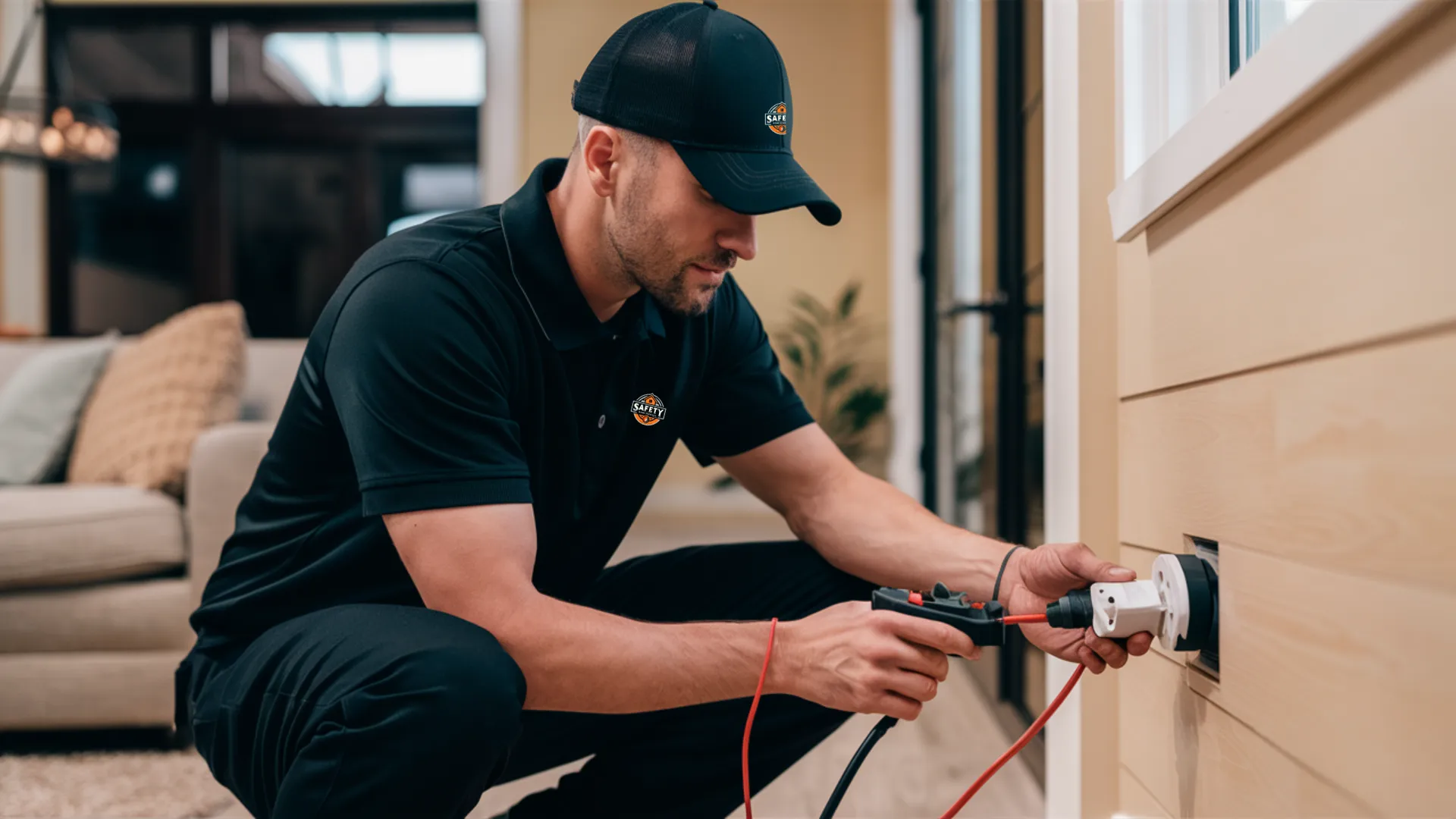 Electrician Checking Plug